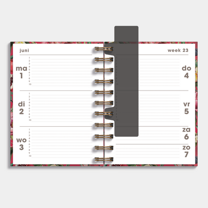 De Hobbit Ringband Agenda 2026-2027 A6 Tropisch