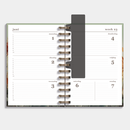 De Hobbit Ringband Agenda 2026-2027 Medium Veldbloemen