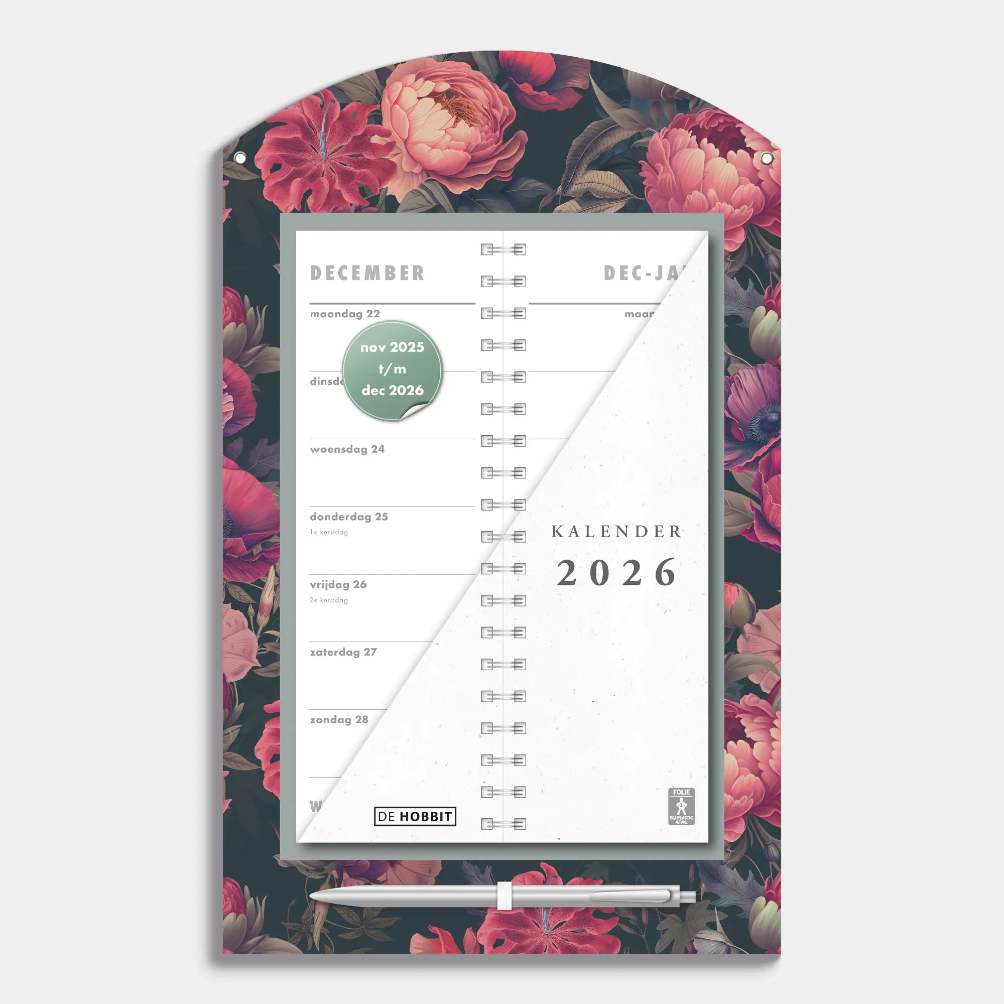 WWF, Large - Dagkalender 2025 12 maanden, met elastiek en dubbele bladwijzer, met kalender en planner 2025 en 2026-13 x 21 cm, geel WWF, Large - Dagkalender 2025 12 maanden, met elastiek en dubbele bladwijzer, met kalender en planner 2025 en 2026-13 x 21 cm, geel