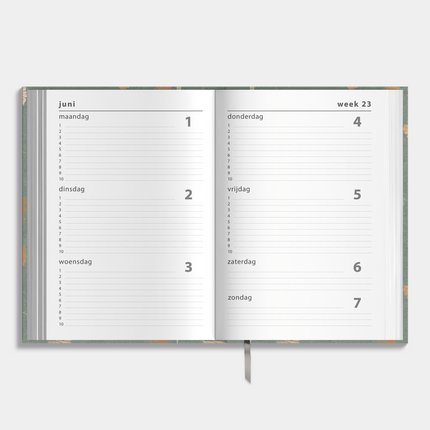 De Hobbit Schoolagenda 2026-2027 ±A5 Ginkgo