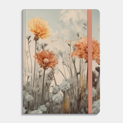 De Hobbit Soft Pocket Agenda 2026-2027 A6 Veldbloemen