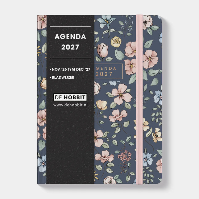 De Hobbit Soft Pocket Agenda 2027 Bloemen Klein
