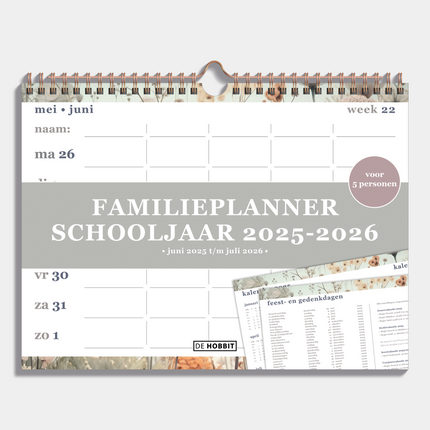 De Hobbit Spiraal Familieplanner 2025-2026