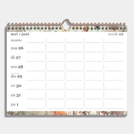 De Hobbit Spiraal Familieplanner 2025-2026
