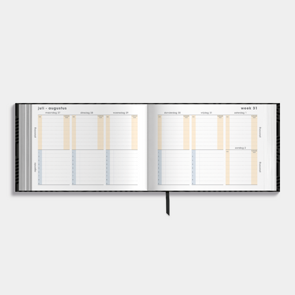 De Hobbit Studieplanner 2026-2027 A5+ Geometrisch