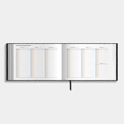 De Hobbit Studieplanner 2026-2027 A5+ Geometrisch