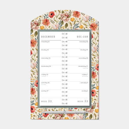 De Hobbit Vintage Roos Omslag Kalender 2027 Luxe