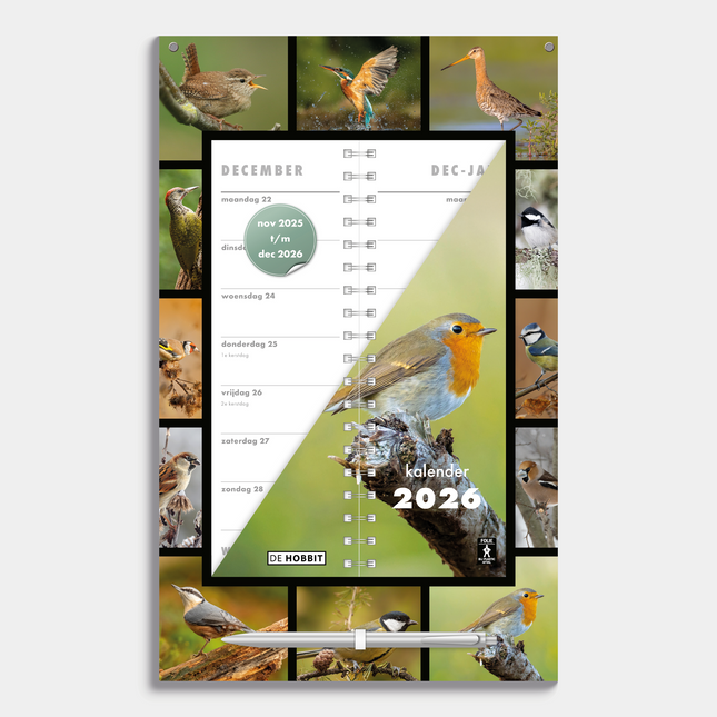 De Hobbit Vogels Omslag Kalender 2026