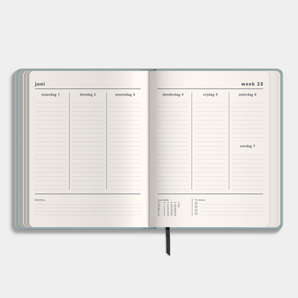 De Hobbit Weekplanner 2026-2027 ±A4 Lederlook