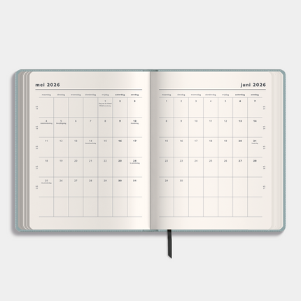 De Hobbit Weekplanner 2026-2027 ±A4 Lederlook