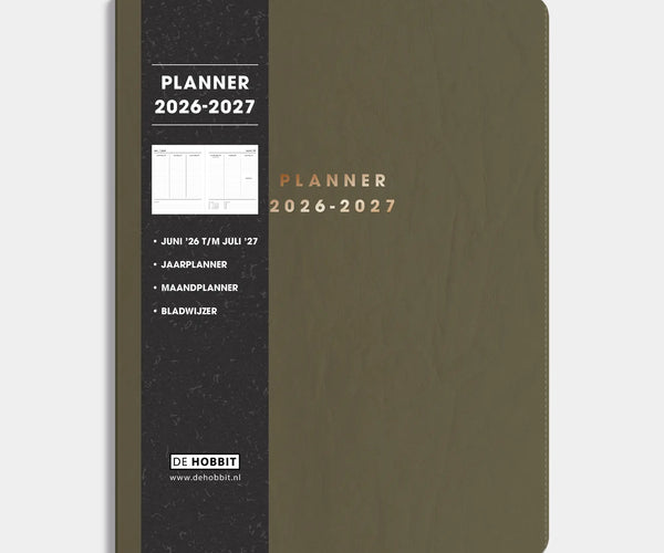 Luxe Weekplanner 2026 A5 Gringo Goud | Spiraalgebonden | 8719231455269