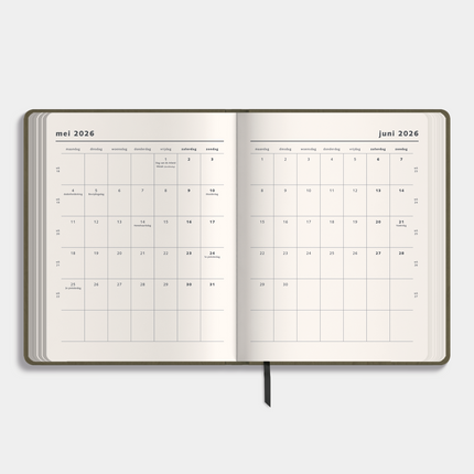 De Hobbit Weekplanner 2026-2027 ±A4 Washed Kraft
