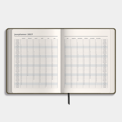 De Hobbit Weekplanner 2026-2027 ±A4 Washed Kraft