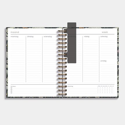 De Hobbit Weekplanner Undated A5+ Weidebloemen