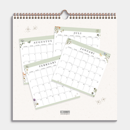 De Hobbit Weidebloemen Kalender 2026