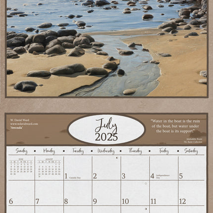 Delafield Mystical Shores Kalender 2025