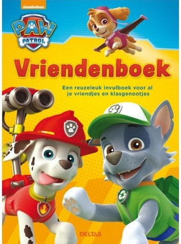 Deltas Paw Patrol Vriendenboekje
