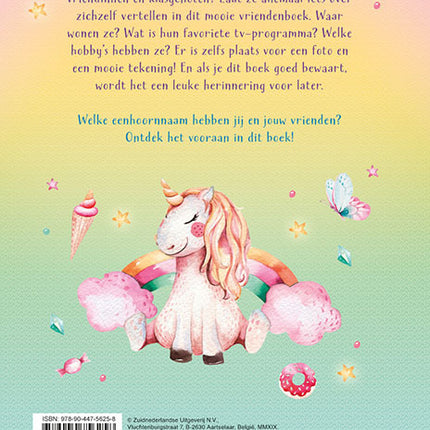 Deltas Unicorn Vriendenboek