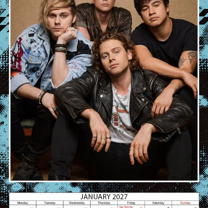 Dream 5 Seconds of Summer Kalender 2027 A3