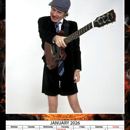 Dream AC / DC Kalender 2026 A3