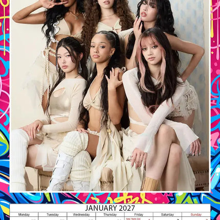 Dream Katseye Kalender 2027 A3