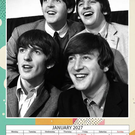 Dream The Beatles Kalender 2027 A3