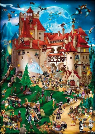 Dtoys Cartoon Vampier Party Puzzel 1000 Stukjes
