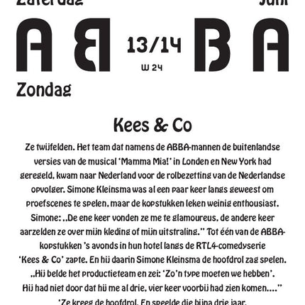 Edicola ABBA scheurkalender 2026