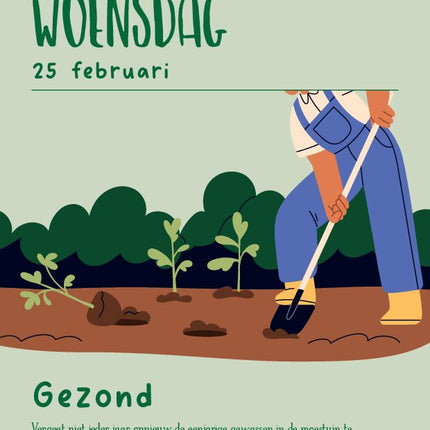 Edicola Groene Tuin Scheurkalender 2026