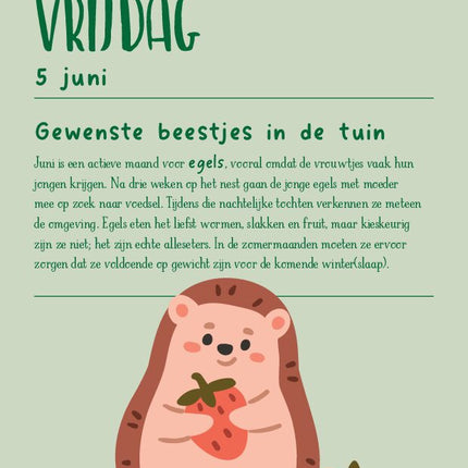 Edicola Groene Tuin Scheurkalender 2026
