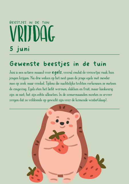 Edicola Groene Tuin Scheurkalender 2026