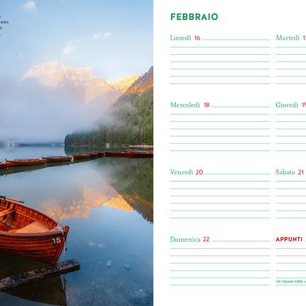 Edicola Italië Agenda 2026