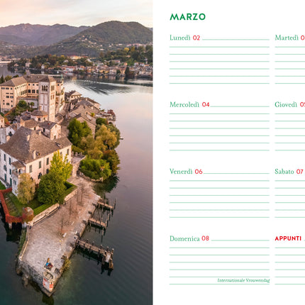 Edicola Italië Agenda 2026