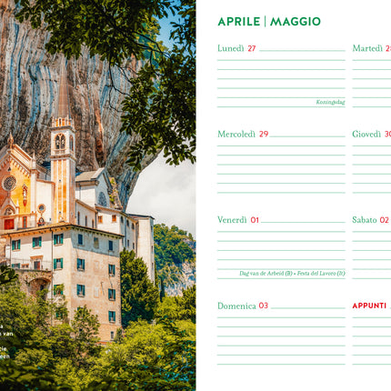 Edicola Italië Agenda 2026