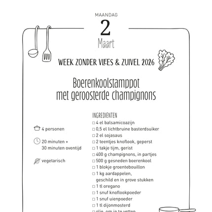 Edicola Makkelijke Maaltijden Scheurkalender 2026