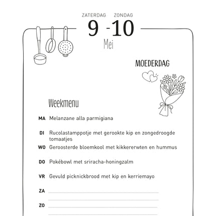Edicola Makkelijke Maaltijden Scheurkalender 2026