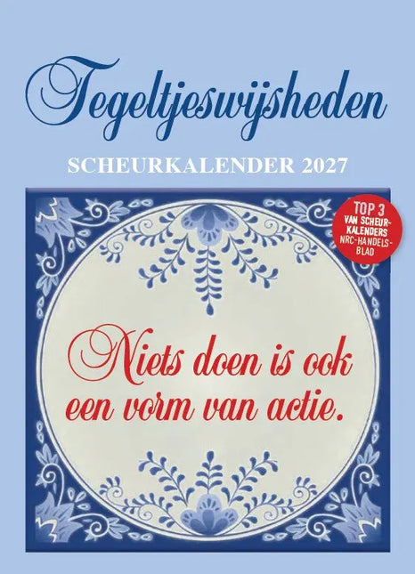 Edicola Tegeltjeswijsheden - Scheurkalender 2027 - Dagelijkse glimlach