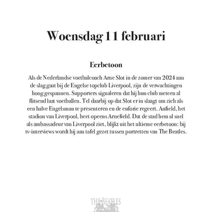 Edicola The Beatles Scheurkalender 2026