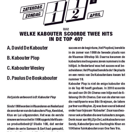 Edicola Top 40 Scheurkalender 2026