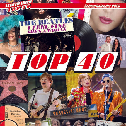 Edicola Top 40 Scheurkalender 2026