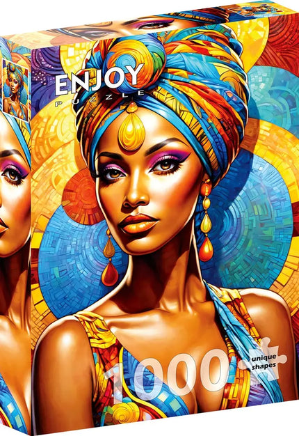 Enjoy African Beauty Puzzel 1000 Stukjes
