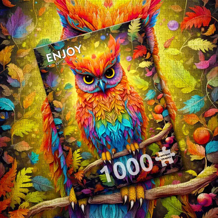 Enjoy Autumnal Owl Puzzel 1000 Stukjes