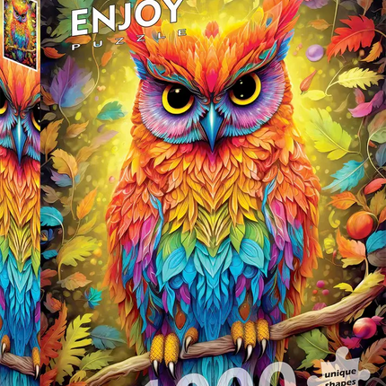Enjoy Autumnal Owl Puzzel 1000 Stukjes