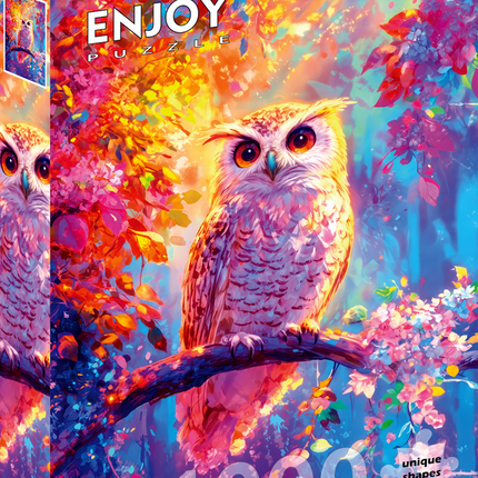 Enjoy Blossom Owl Puzzel 1000 Stukjes