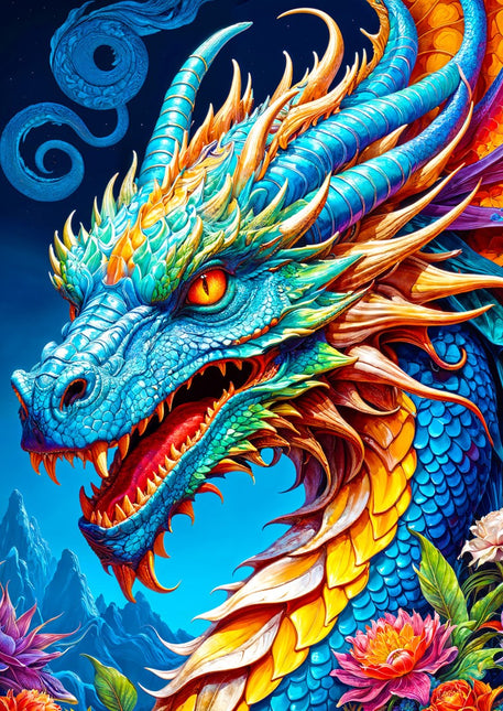Enjoy Blue Dragon Puzzel 1000 Stukjes