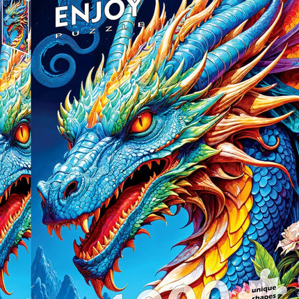 Enjoy Blue Dragon Puzzel 1000 Stukjes