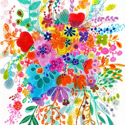 Enjoy Bouquet Splash Puzzel 1000 Stukjes