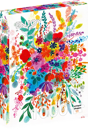 Enjoy Bouquet Splash Puzzel 1000 Stukjes