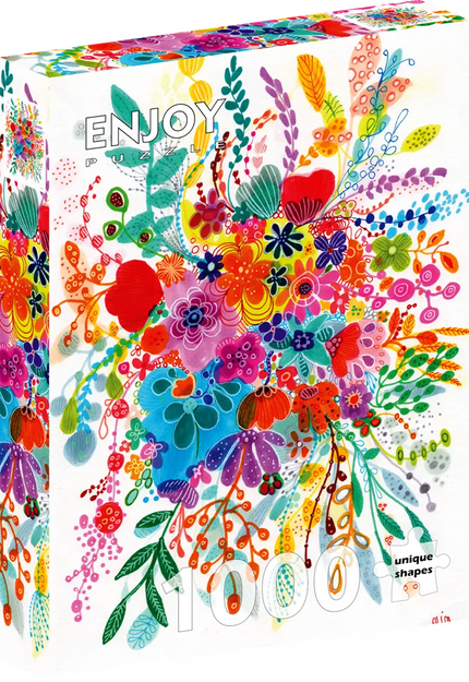 Enjoy Bouquet Splash Puzzel 1000 Stukjes