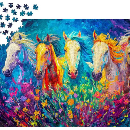 Enjoy Bright Galloping Puzzel 1000 Stukjes
